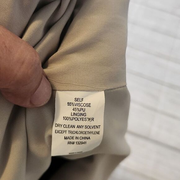 Amanda Uprichard Sleeveless Fabienne Faux Leather Bodysuit Dove Size M - Picture 7 of 16